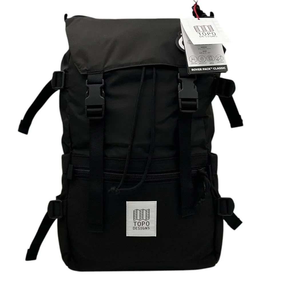 Topo Designs Men's Rover Pack 20L Backpack Black Fits 15